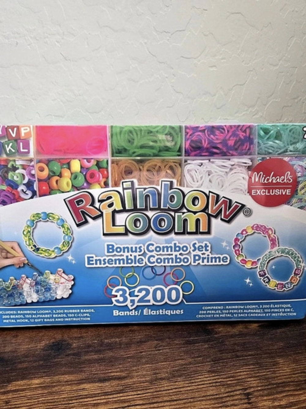 Rainbow Loom Bonus Combo Set 3,200 Band NWT